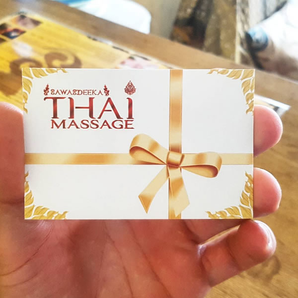 Regalar Masaje Tailandes en Benidorm | Gift Thai Massage